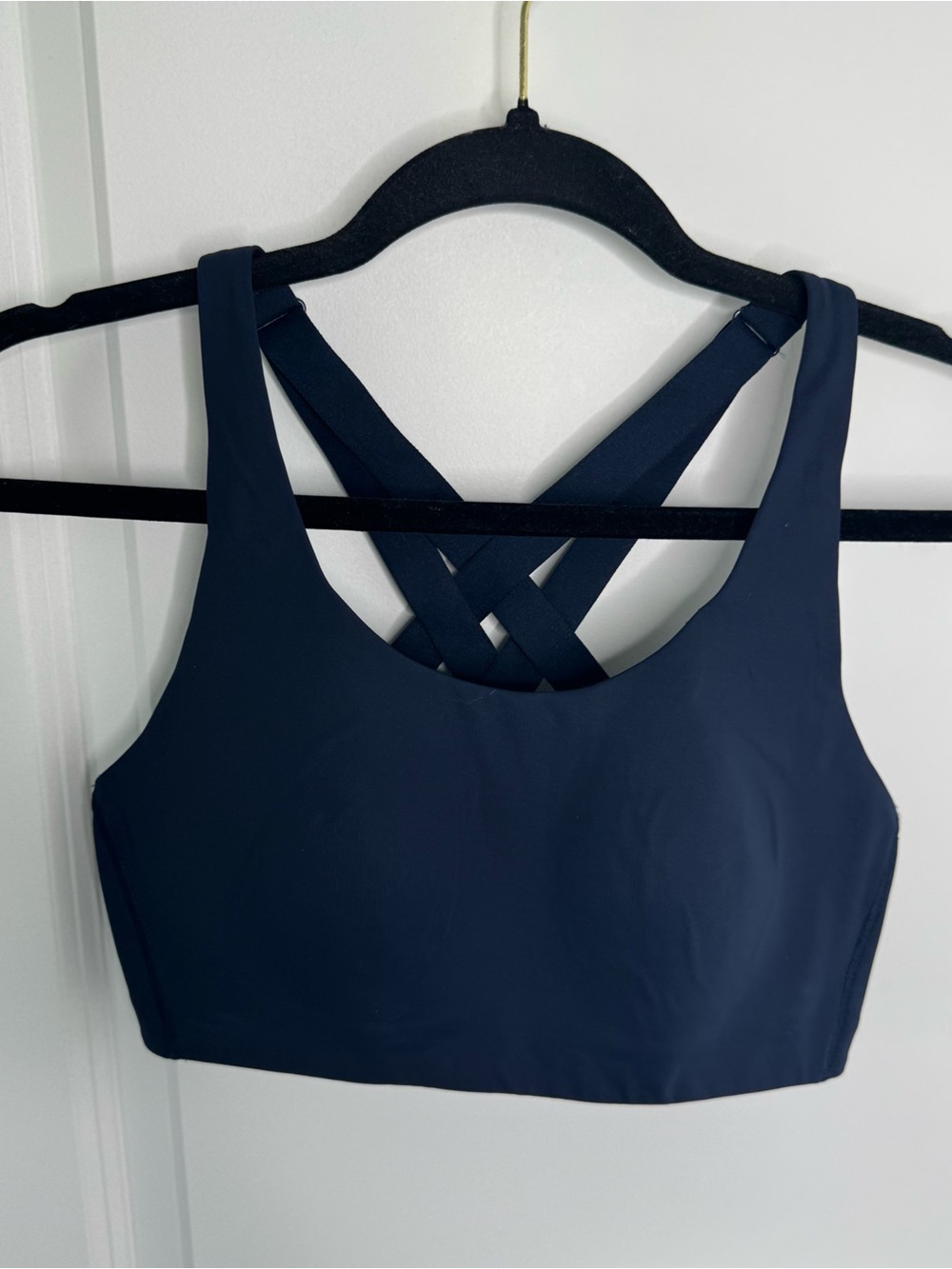 lululemon energy high support navy blue sports bra 32D